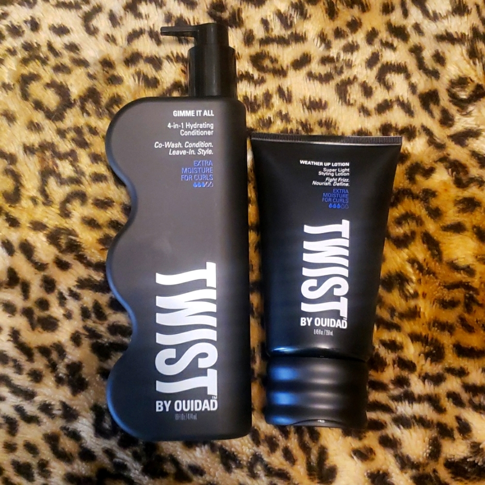 Twist by Quidad Gimme It All Conditioner & Weather UP Lotion 16oz curly hair